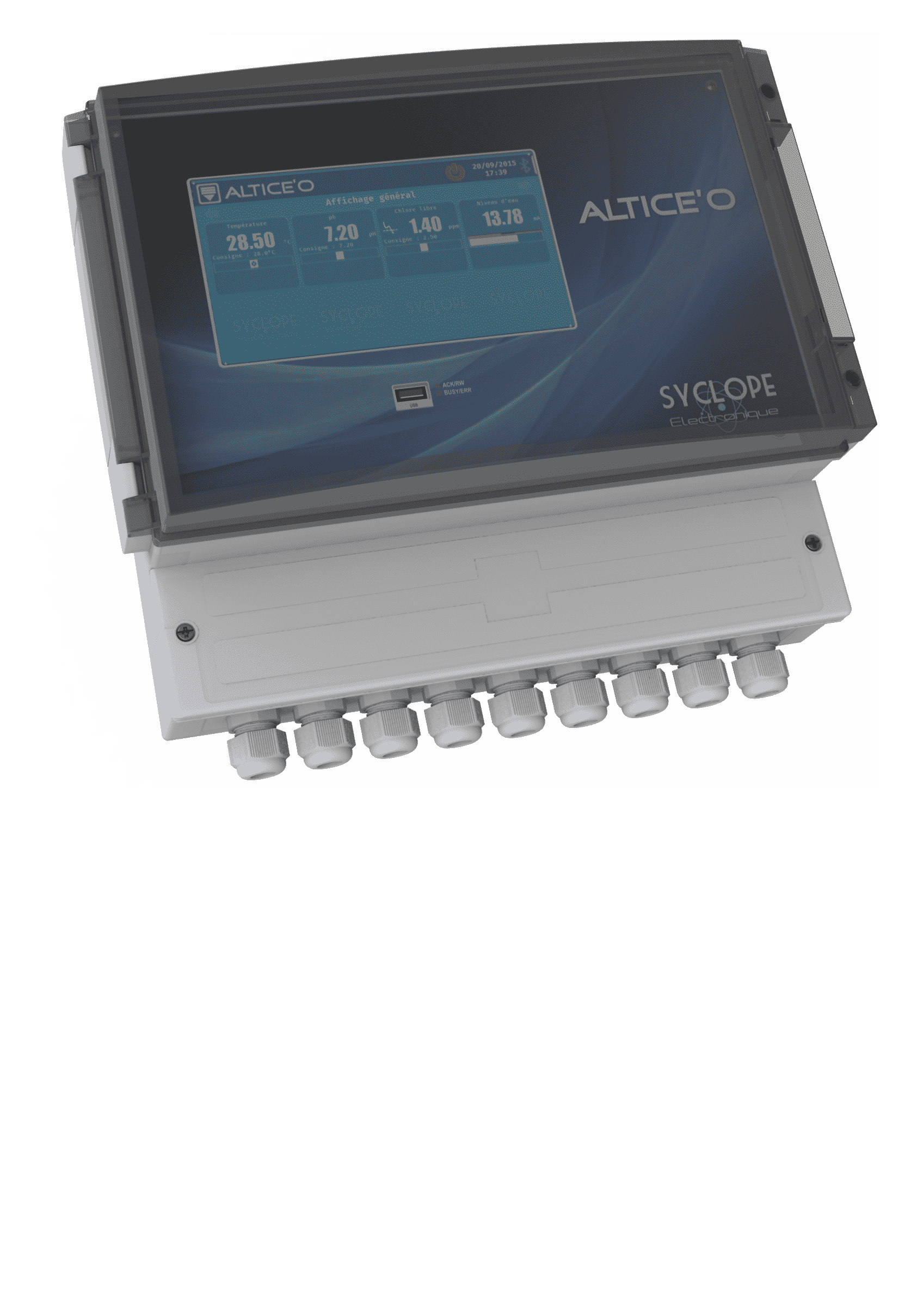 ALTICEO : equipement d'analyse et régulation multi-paramètres et multi-bassins pour piscines publiques