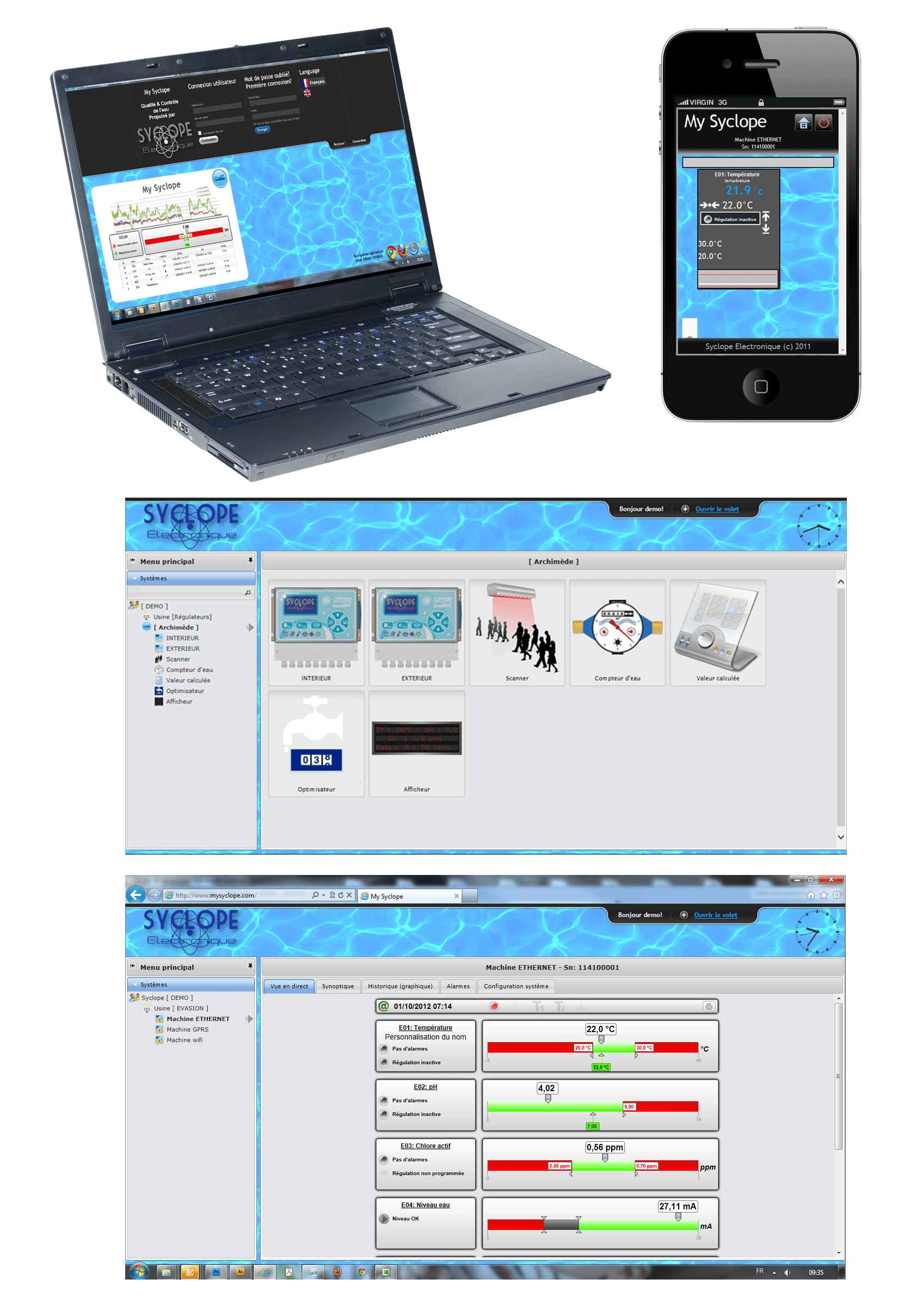 mysyclope : gestion à distance des piscines