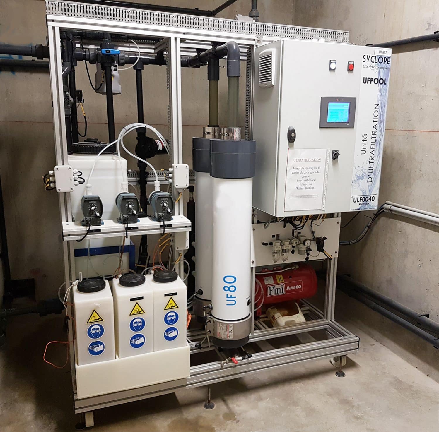 Unité d'ultrafiltration du Stade Nautique de Pau (64)